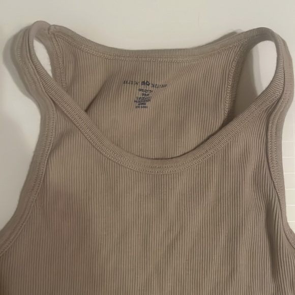 Brandy Melville beige taupe tank top - Picture 2 of 2